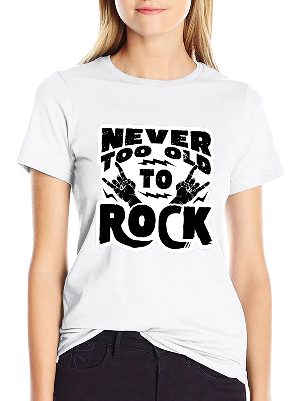 Never Too Old to Rock Graphic Tee