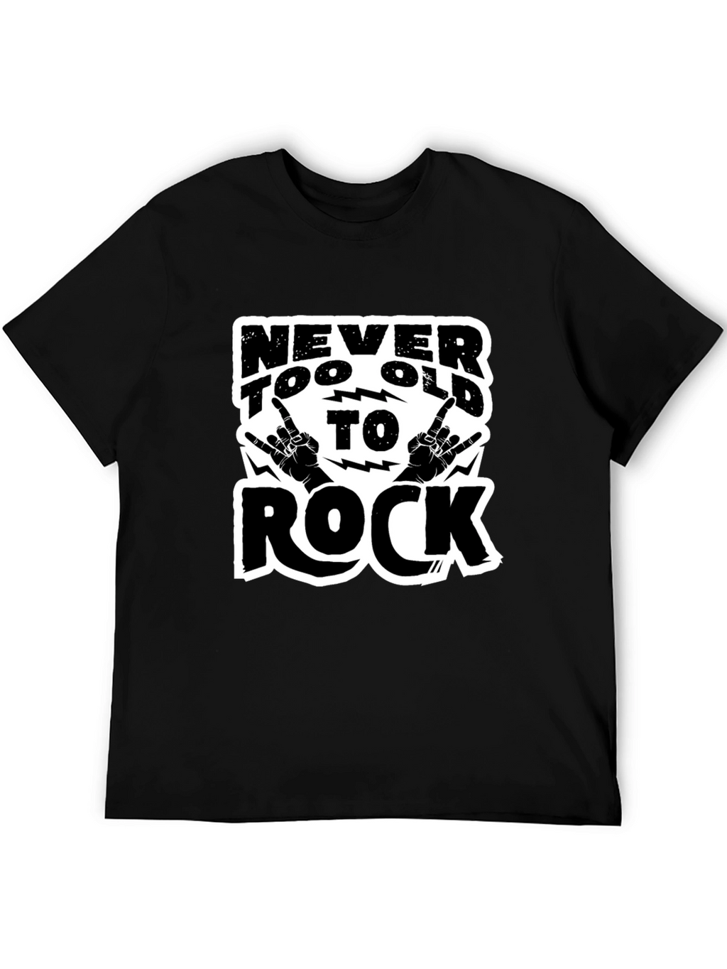 Never Too Old to Rock Graphic Tee