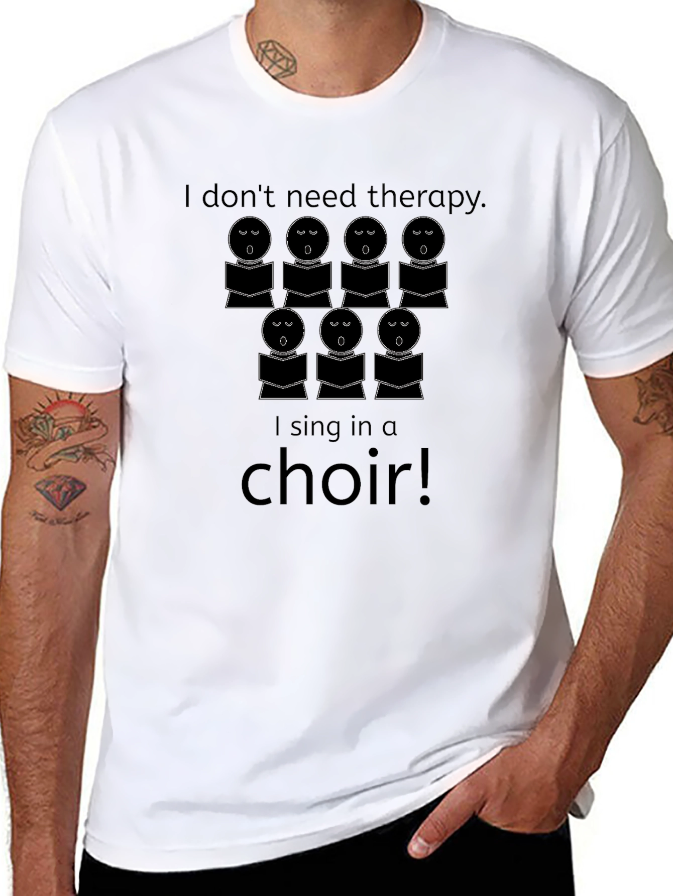 Choir Singer T-Shirt - Music Therapy Funny Tee