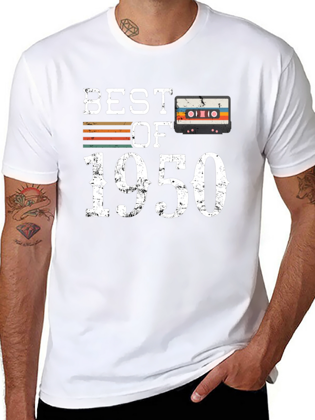 Best of 1950 Cassette Tape Graphic Tee