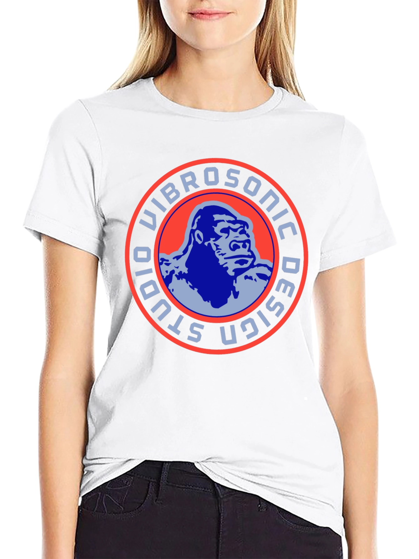 Vibrosonic Studio Design Gorilla Graphic Tee - Black