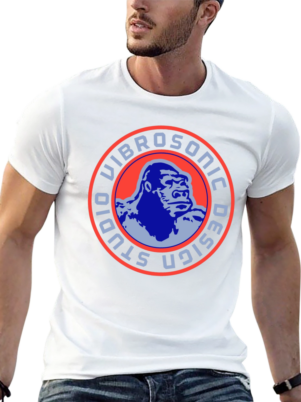 Vibrosonic Studio Design Gorilla Graphic Tee - Black