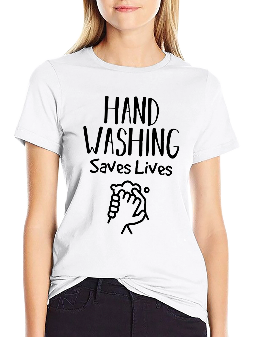 Hand Washing Saves Lives Graphic T-Shirt