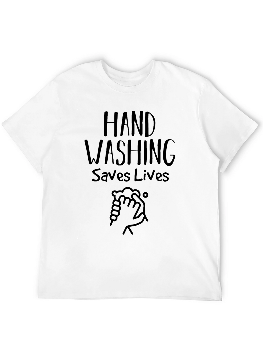 Hand Washing Saves Lives Graphic T-Shirt