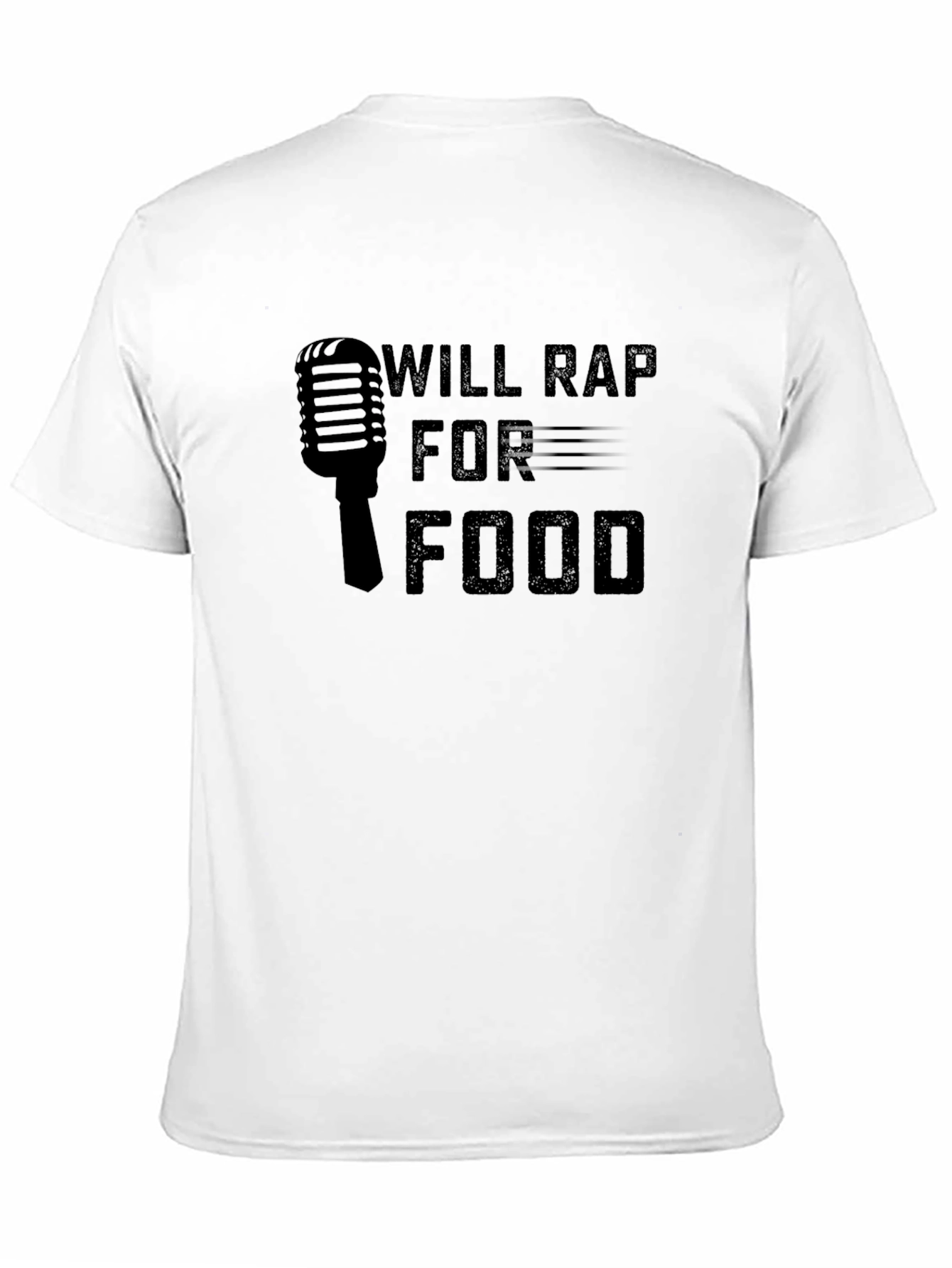 Will Rap For Food Graphic Tee - Black