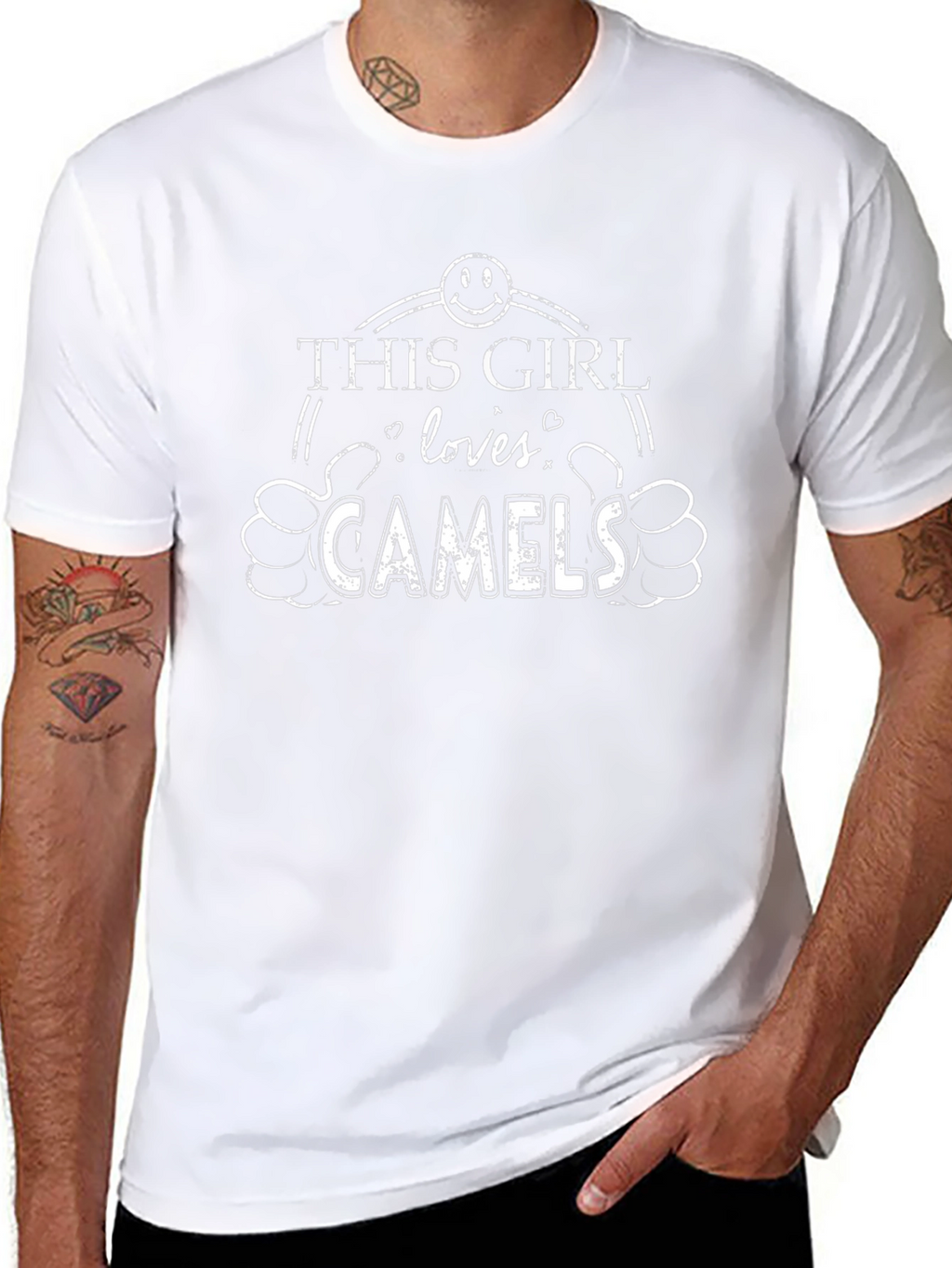 This Girl Loves Camels Black T-Shirt
