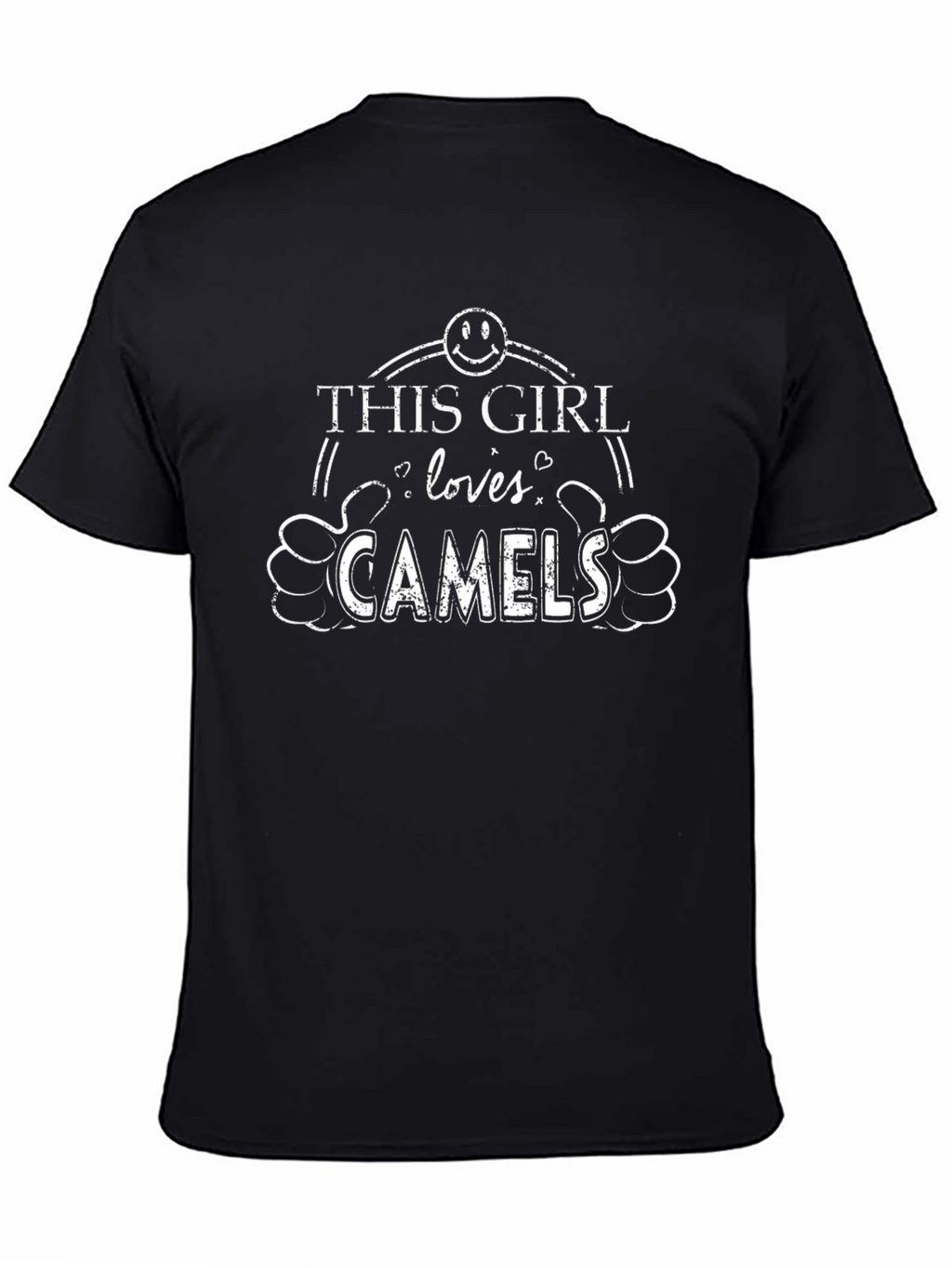This Girl Loves Camels Black T-Shirt