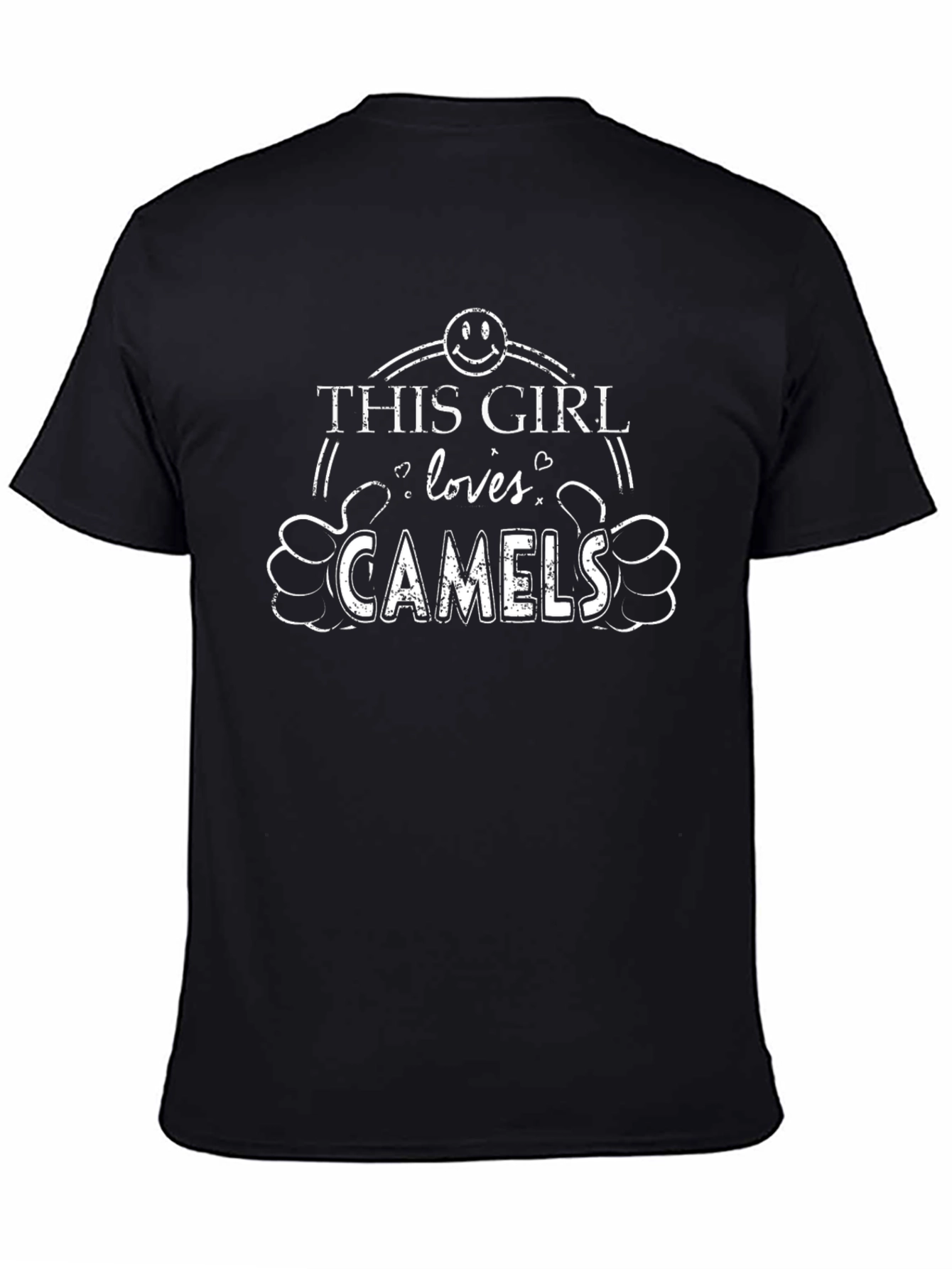 This Girl Loves Camels Black T-Shirt
