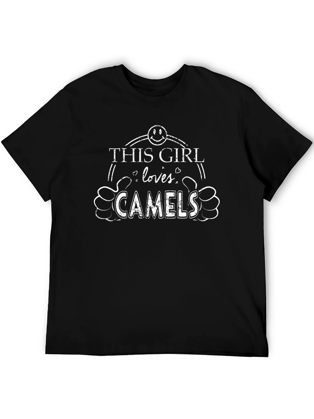 This Girl Loves Camels Black T-Shirt