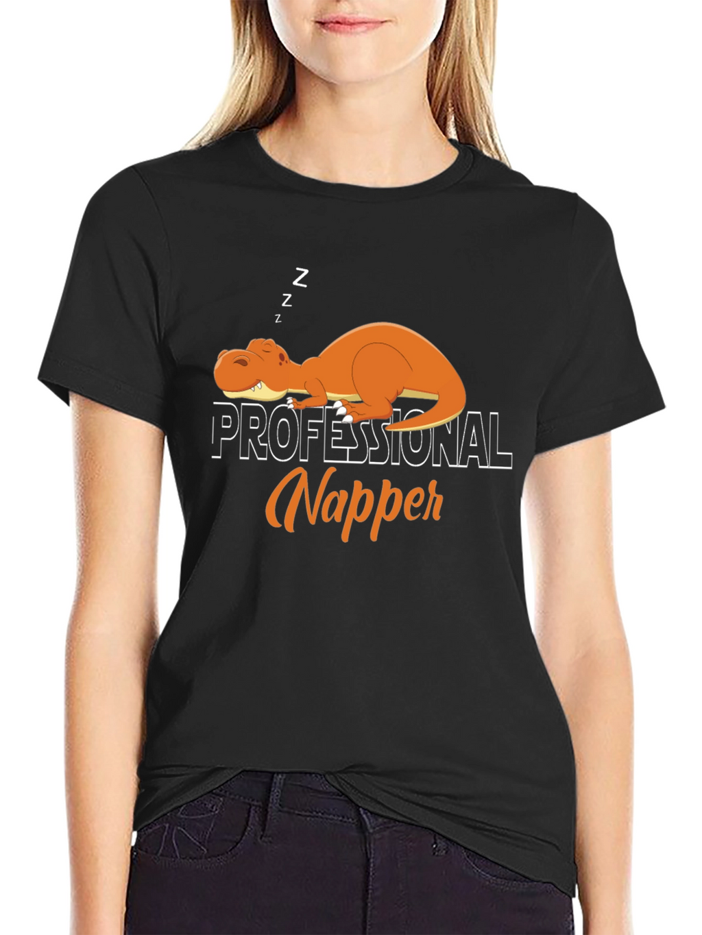 Professional Napper T-Rex T-Shirt
