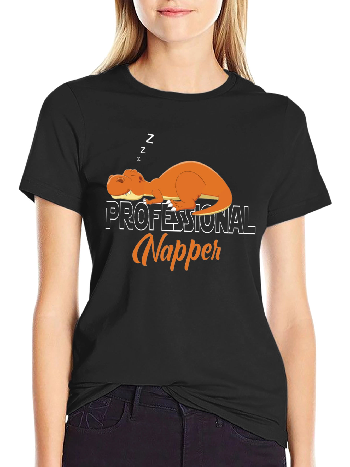 Professional Napper T-Rex T-Shirt