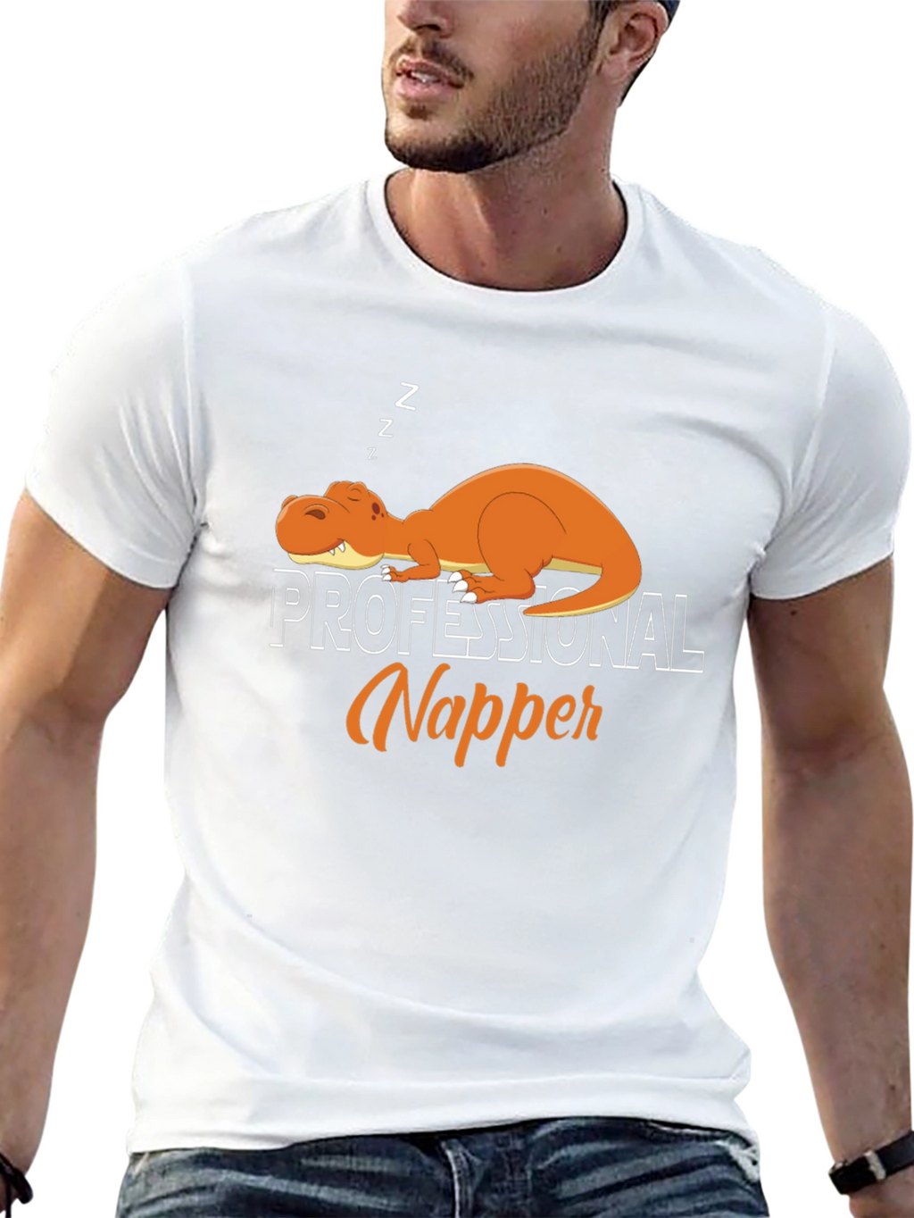 Professional Napper T-Rex T-Shirt