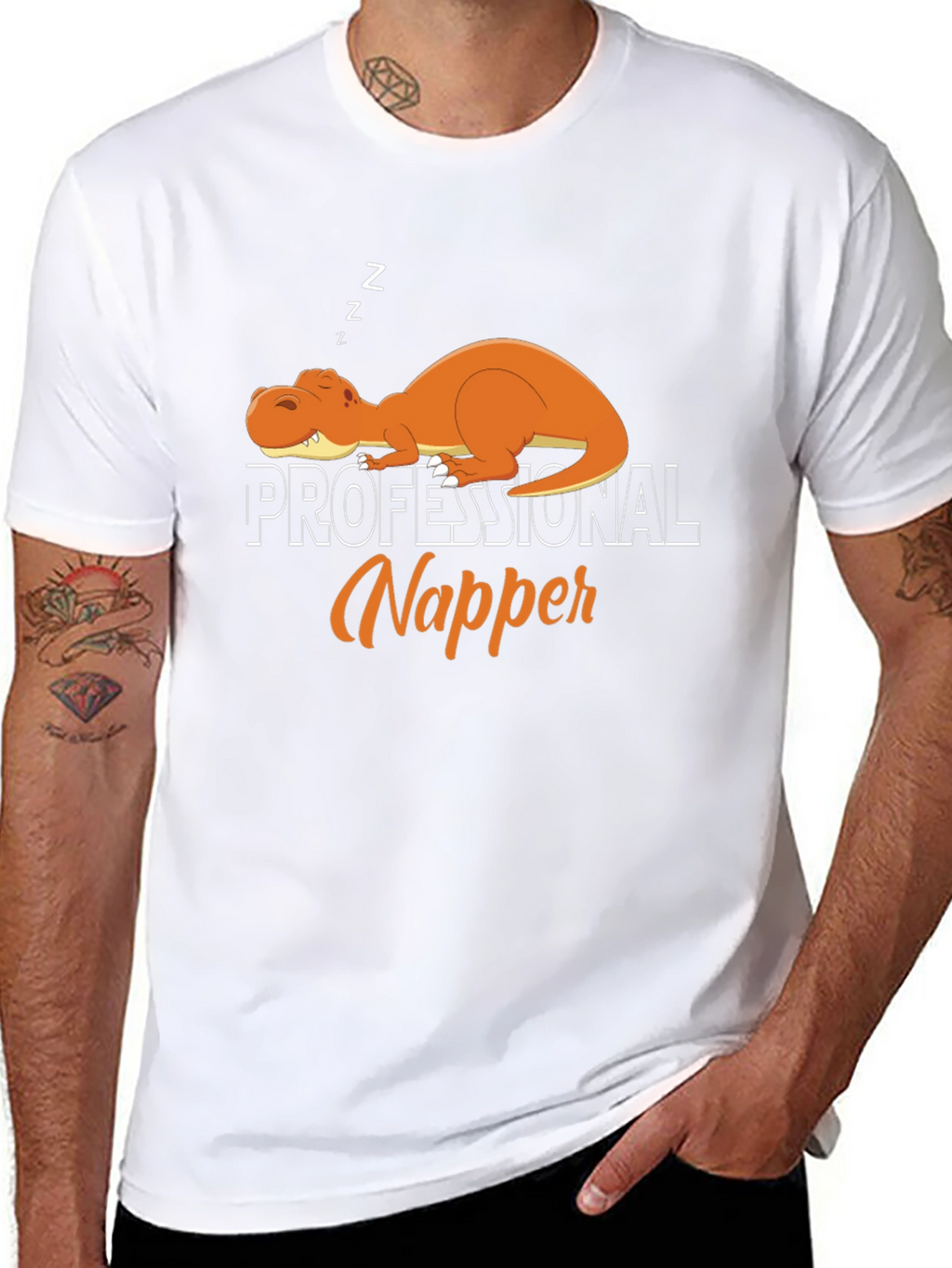 Professional Napper T-Rex T-Shirt