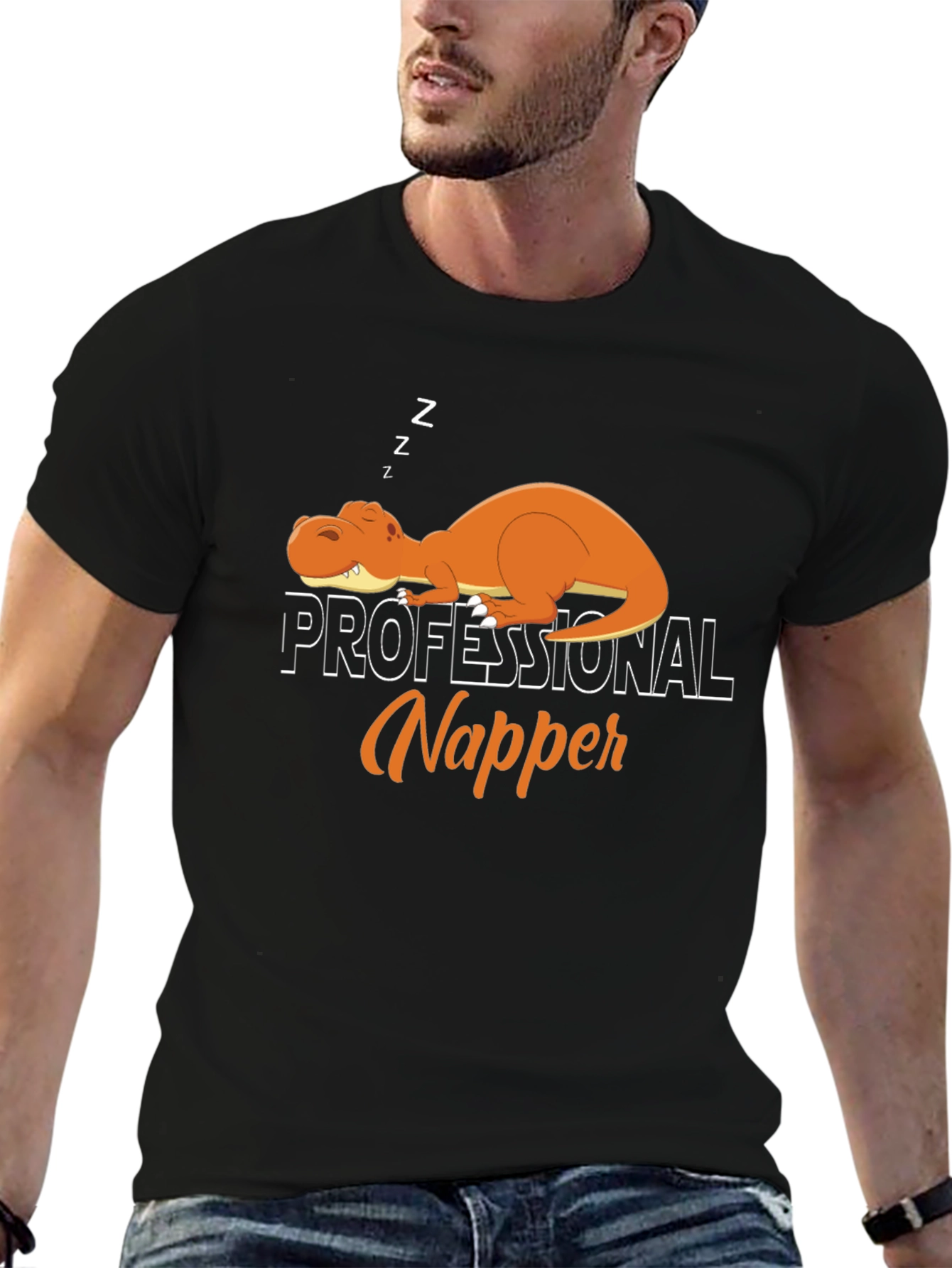Professional Napper T-Rex T-Shirt