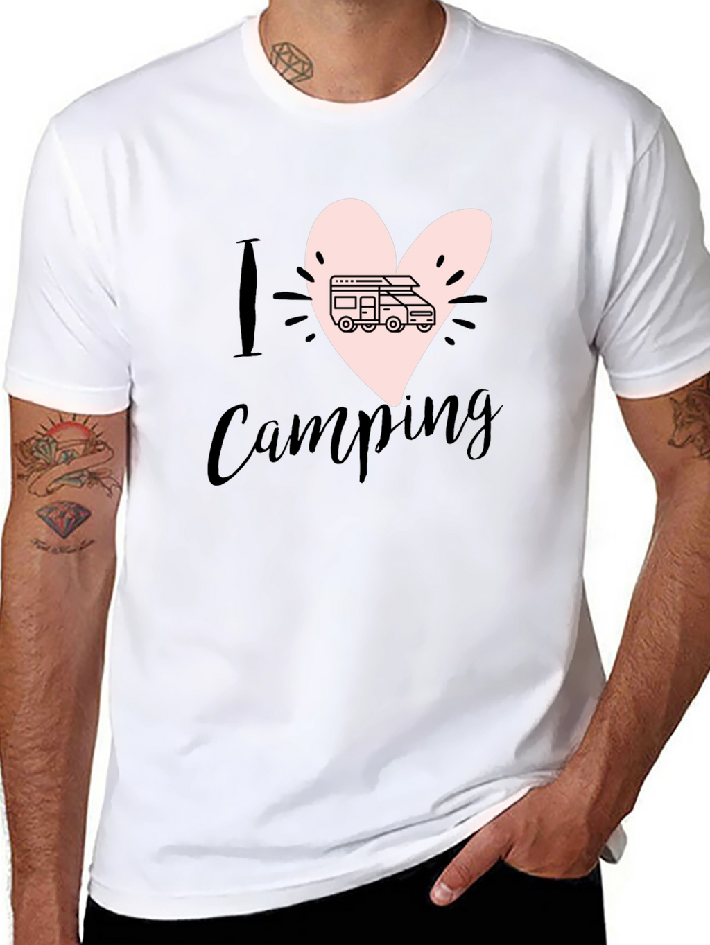 I Love Camping Graphic T-Shirt