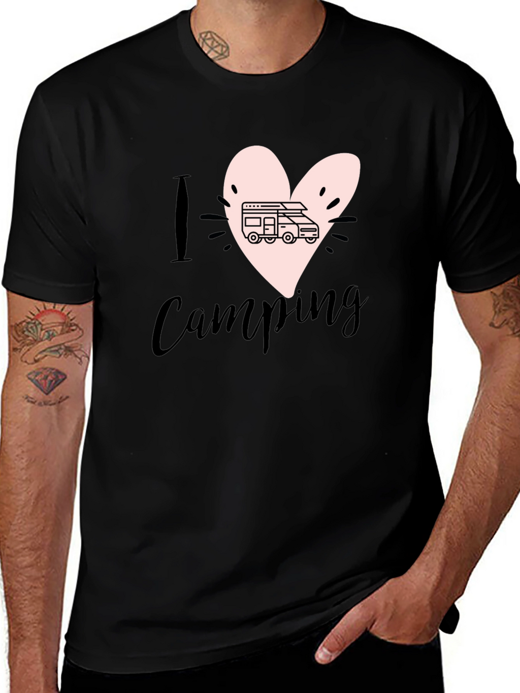 I Love Camping Graphic T-Shirt