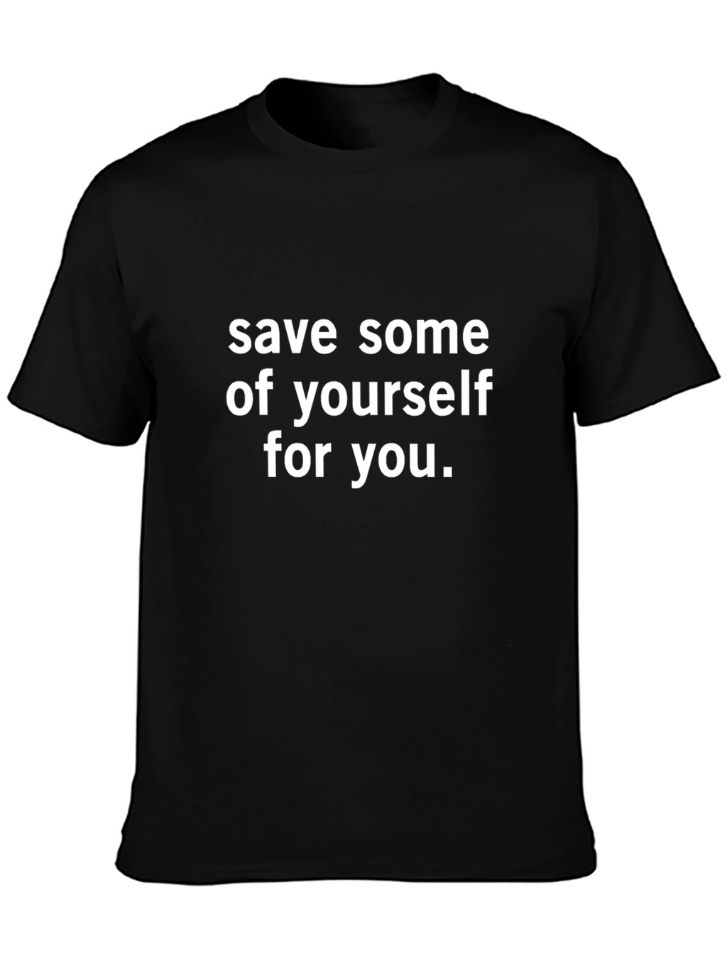 Save Yourself Black Graphic Tee