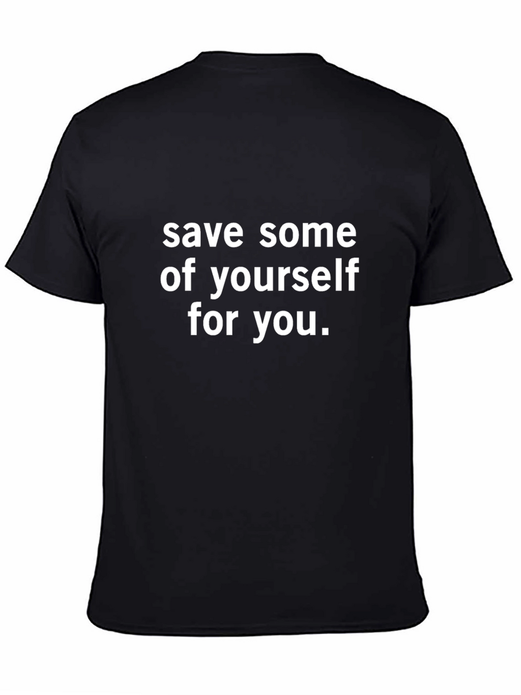 Save Yourself Black Graphic Tee