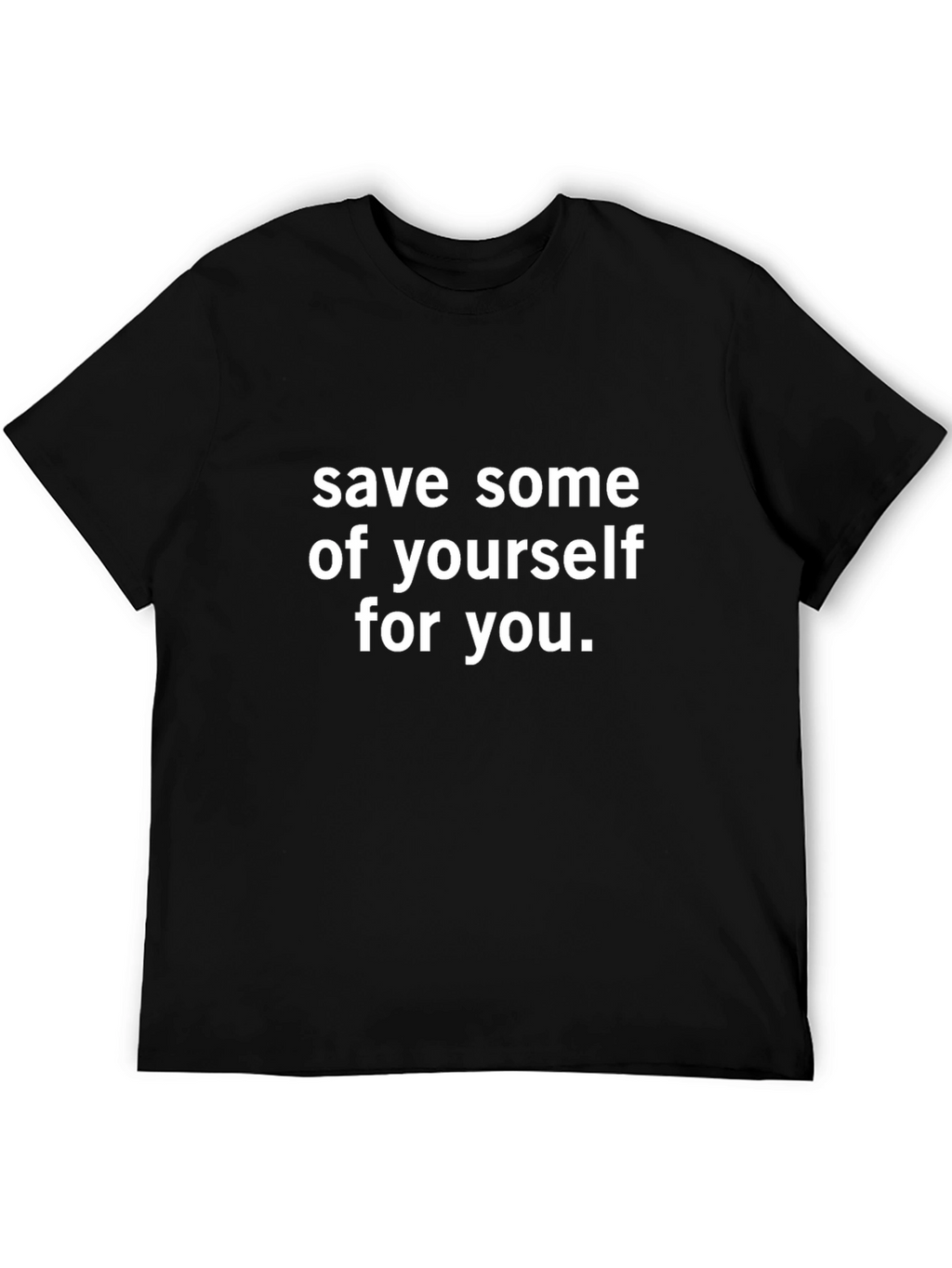 Save Yourself Black Graphic Tee