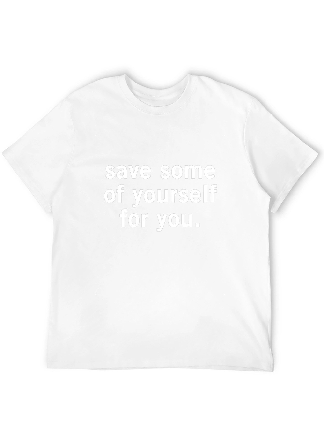 Save Yourself Black Graphic Tee