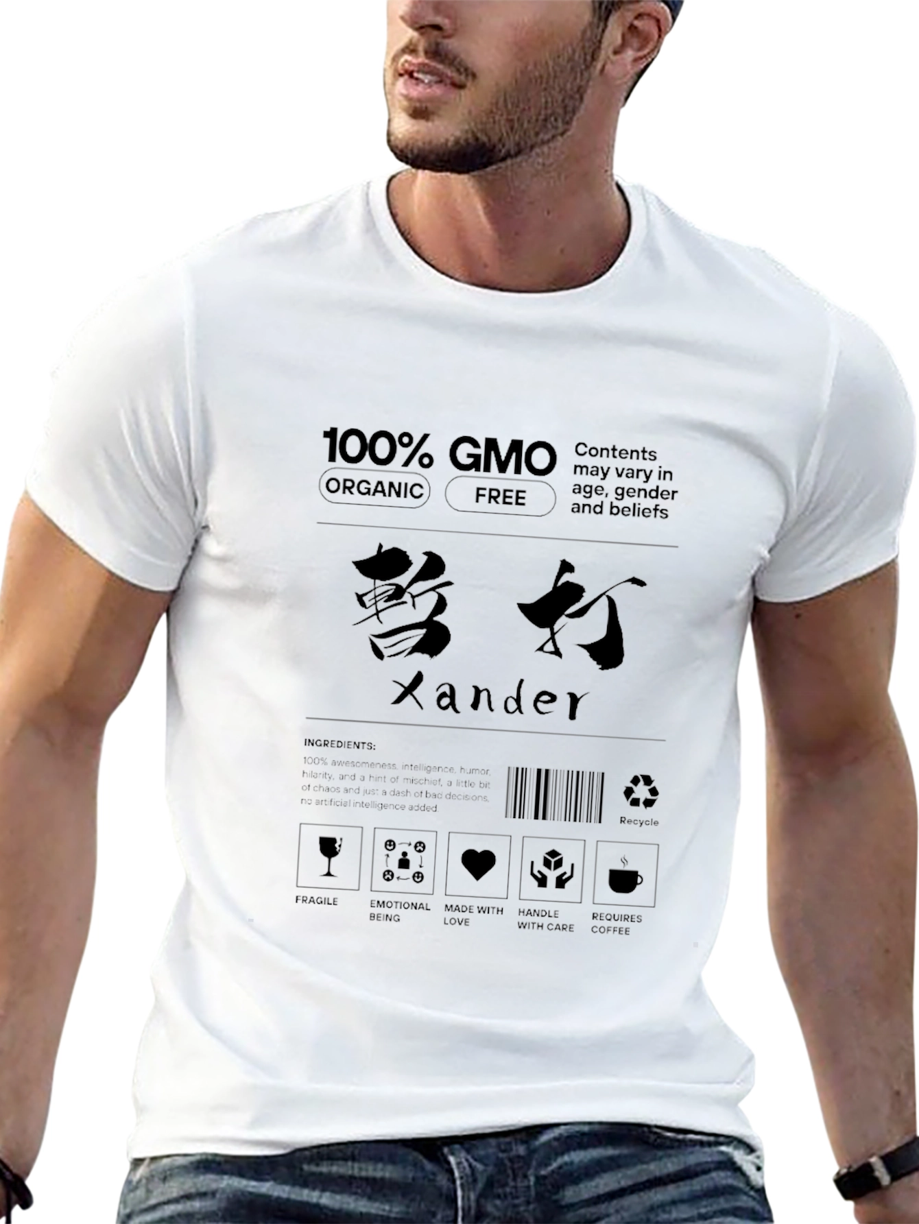 Xander GMO Organic Free T-Shirt