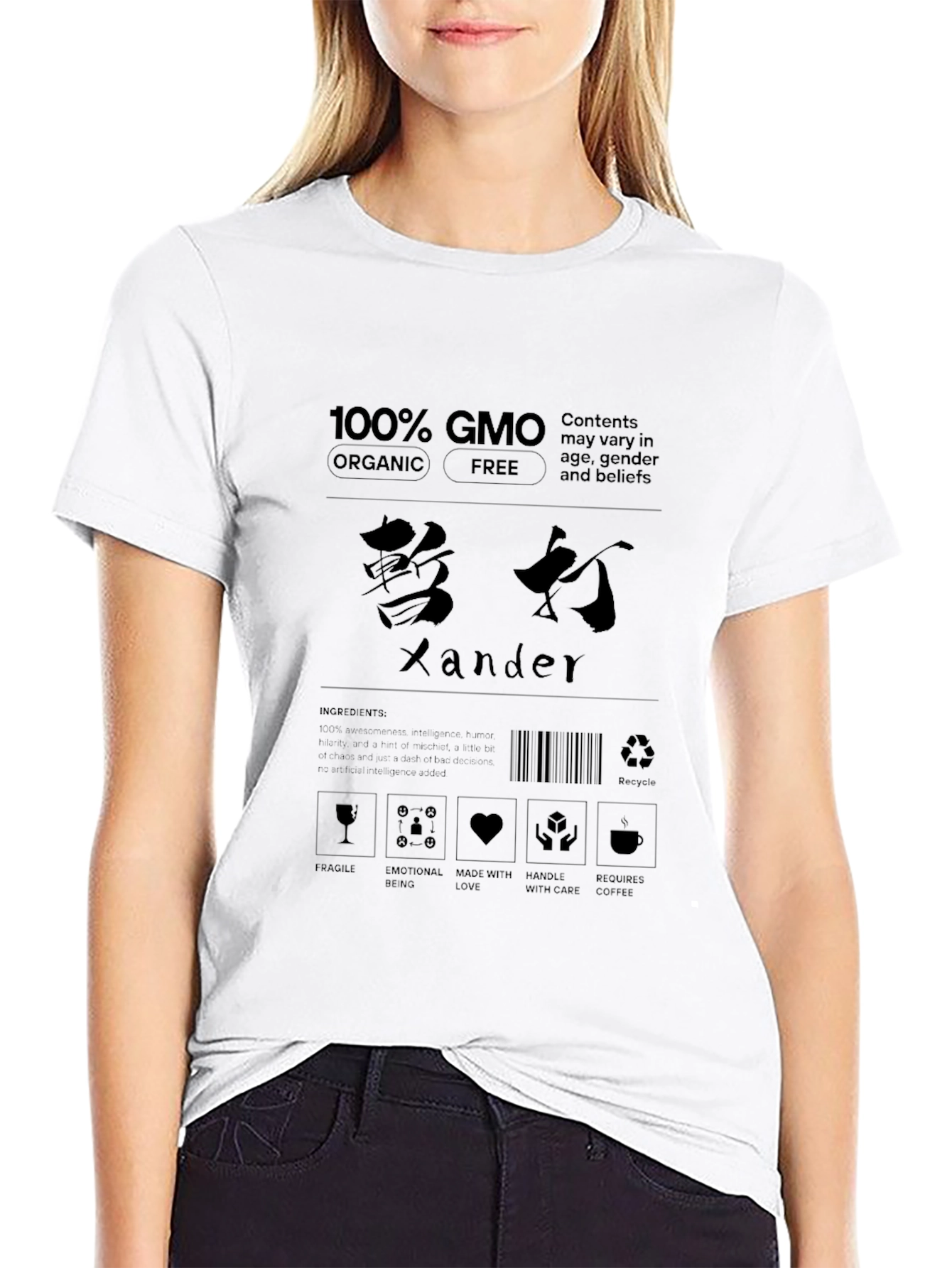 Xander GMO Organic Free T-Shirt