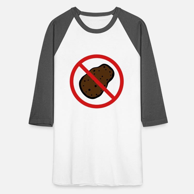 against prohibited zone sign shield no potato food