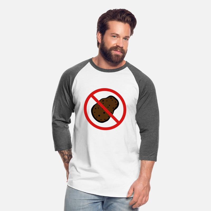 against prohibited zone sign shield no potato food