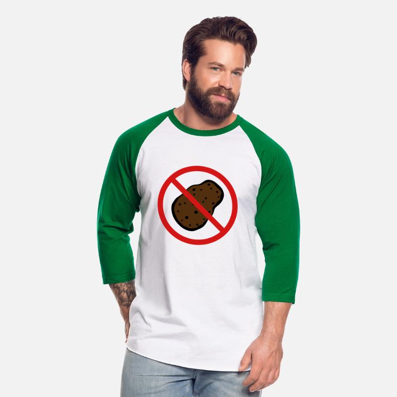 against prohibited zone sign shield no potato food