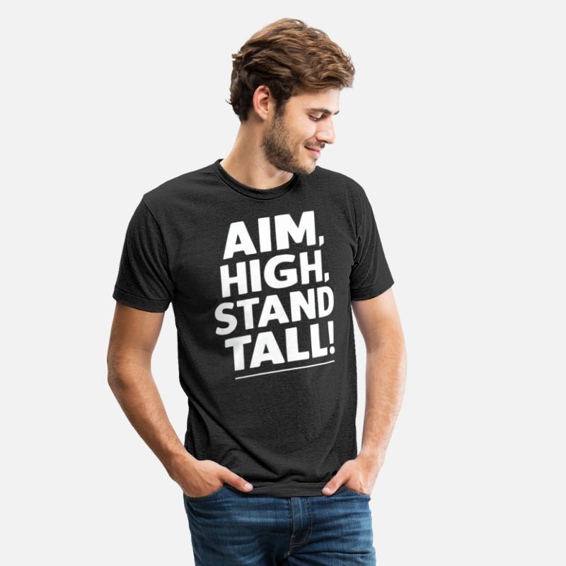 Aim High Stand Tall Motivational Quote