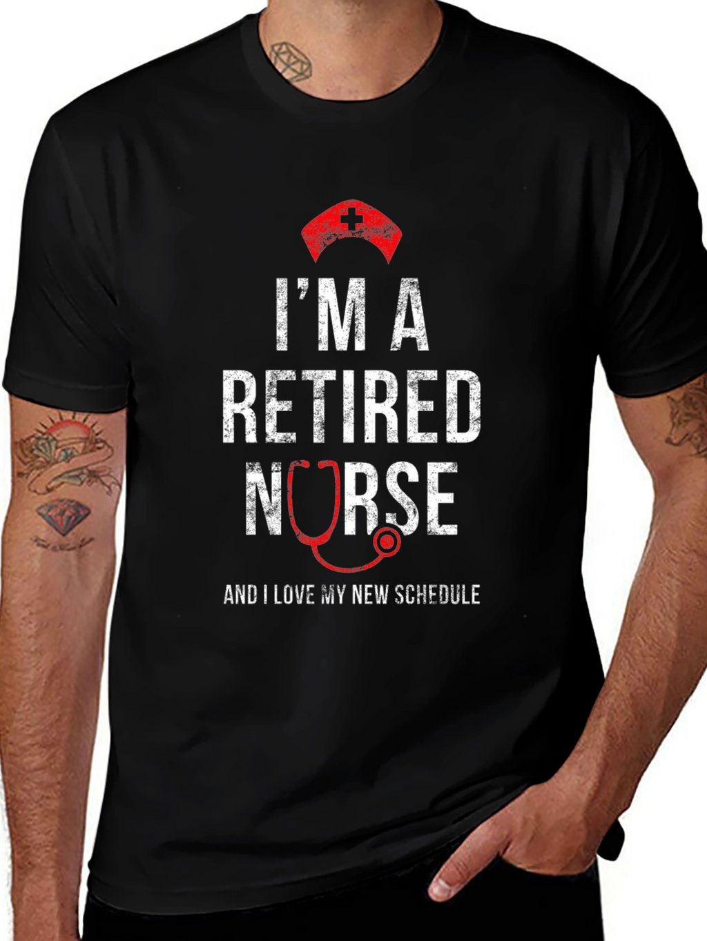 Retired Nurse T-Shirt - New Schedule