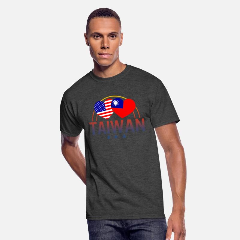 America And Taiwan Shirt, Taiwanese American Flag