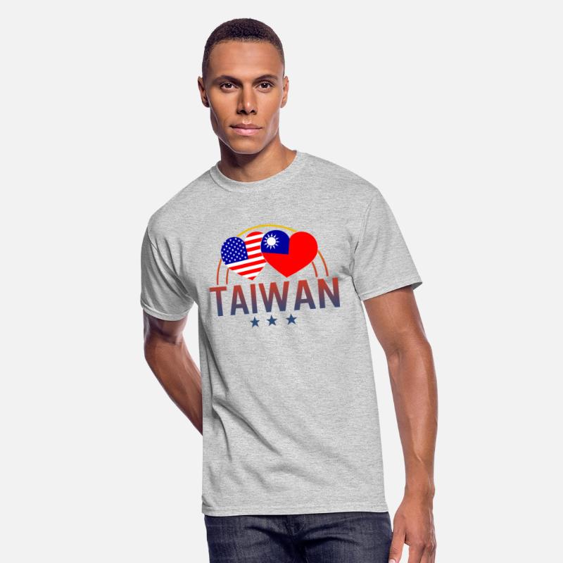 America And Taiwan Shirt, Taiwanese American Flag