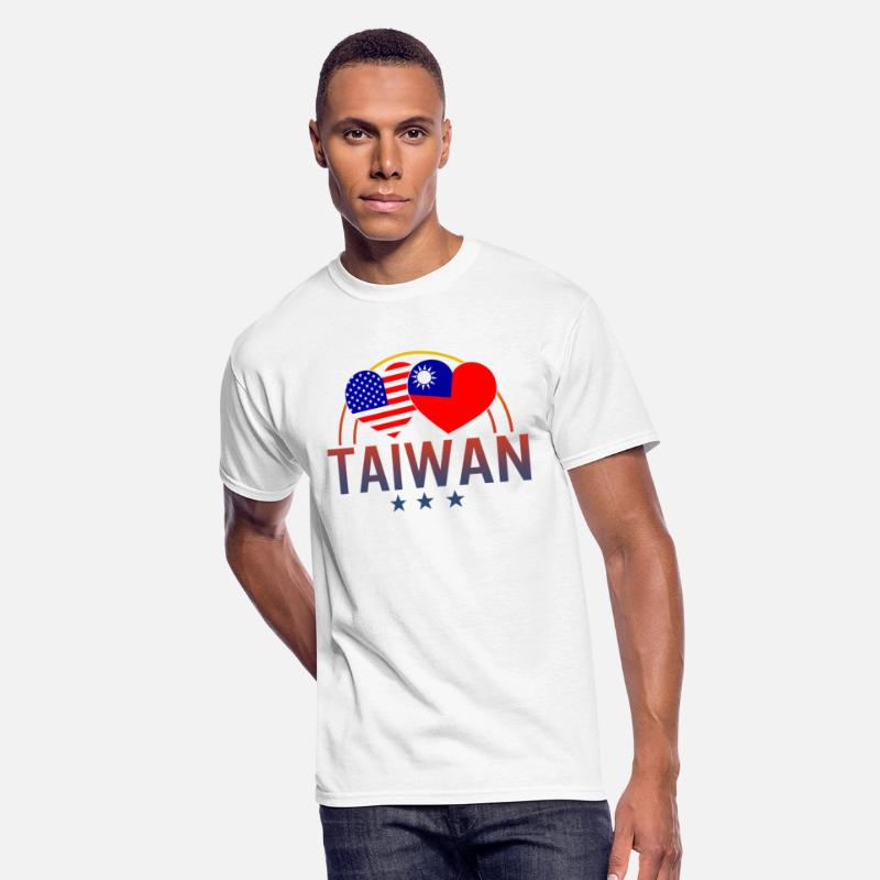 America And Taiwan Shirt, Taiwanese American Flag