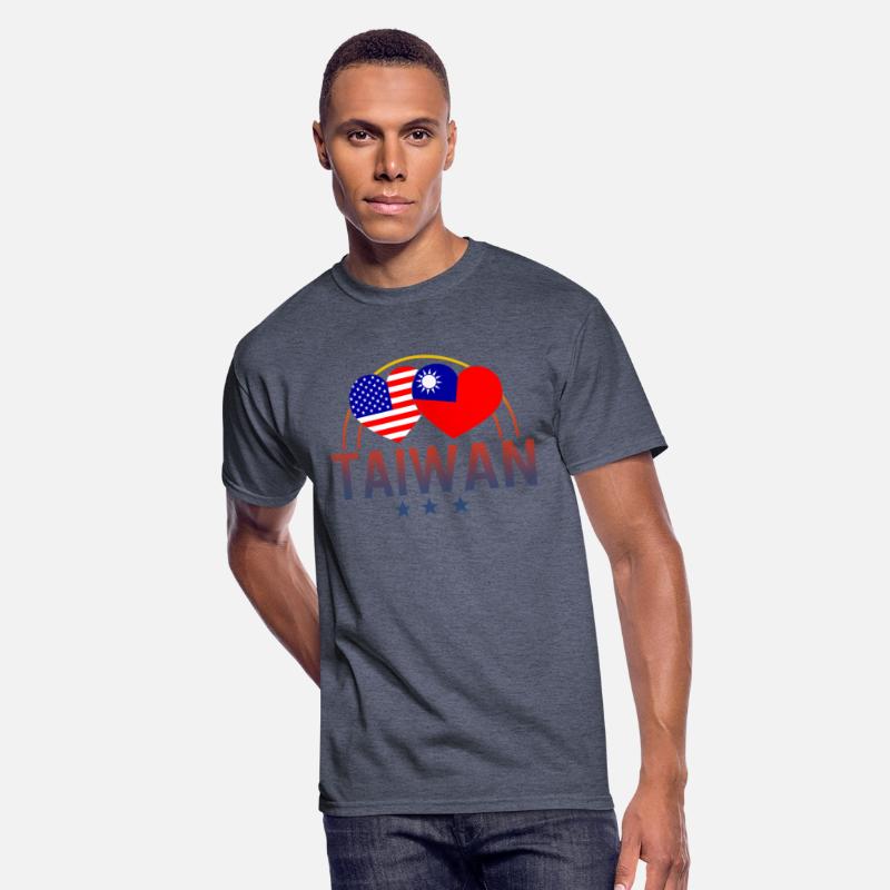 America And Taiwan Shirt, Taiwanese American Flag