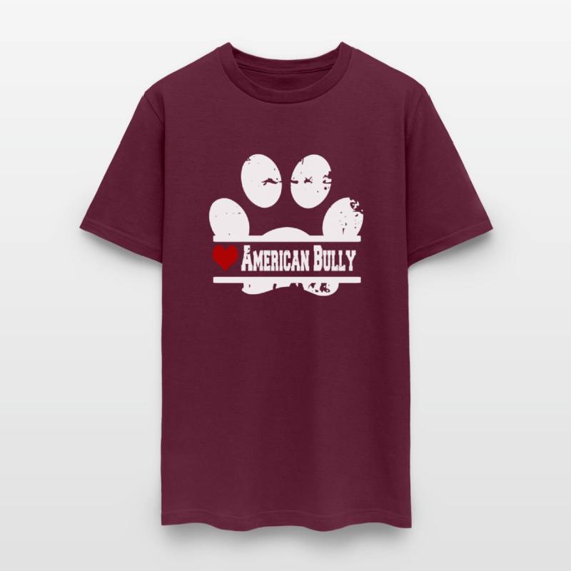 American Bully Dog Paw Print