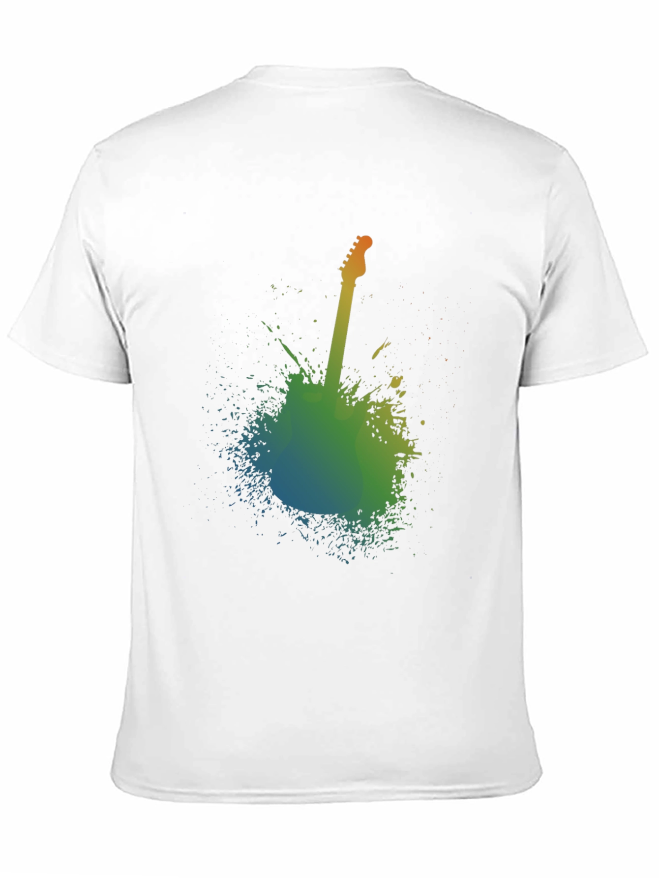 Abstract Guitar Graphic T-Shirt - Music Lover Tee