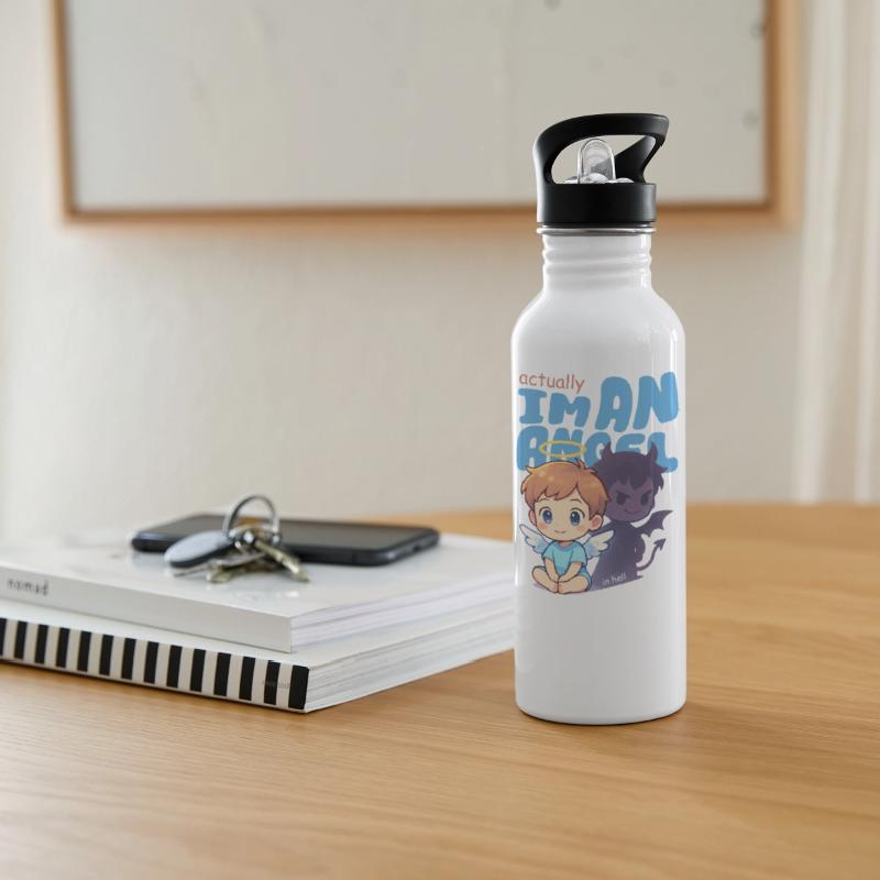 Angel and Demon Cartoon Clash Design