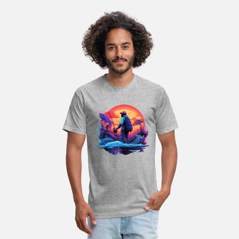 Angler Sunset Neon Style