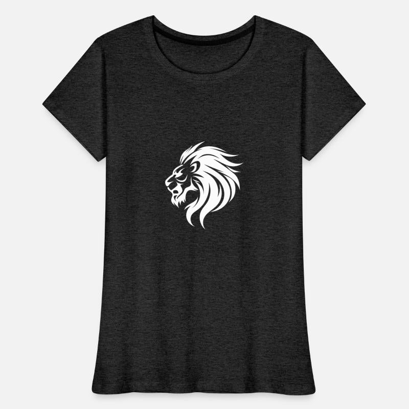 Angry Lion Head Tattoo Style Waving Mane