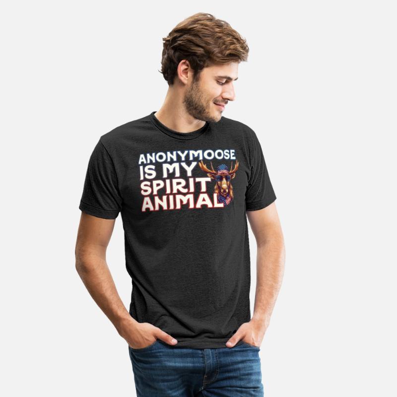 Anonymoose Is My Sprit Animal Cool Moose