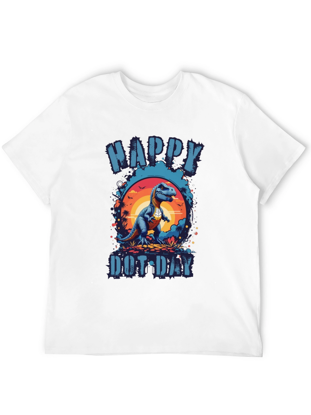 Happy Dot Day Dinosaur T-Shirt