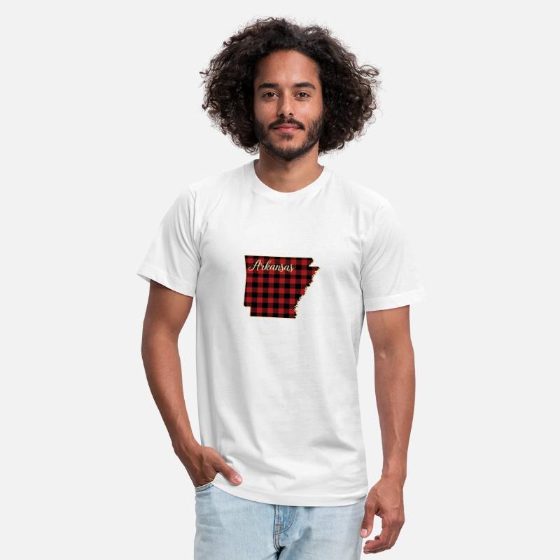 Arkansas Buffalo Plaid Silhouette Home State Pride