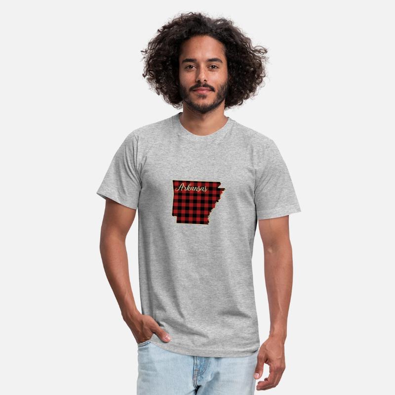 Arkansas Buffalo Plaid Silhouette Home State Pride