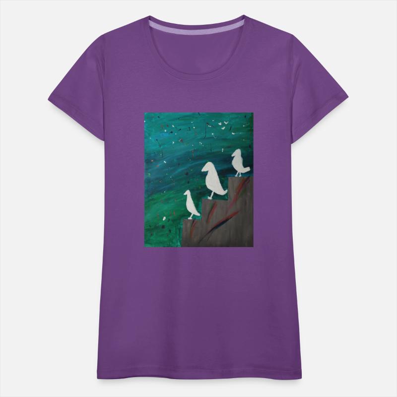 Art: Birds in the ocean