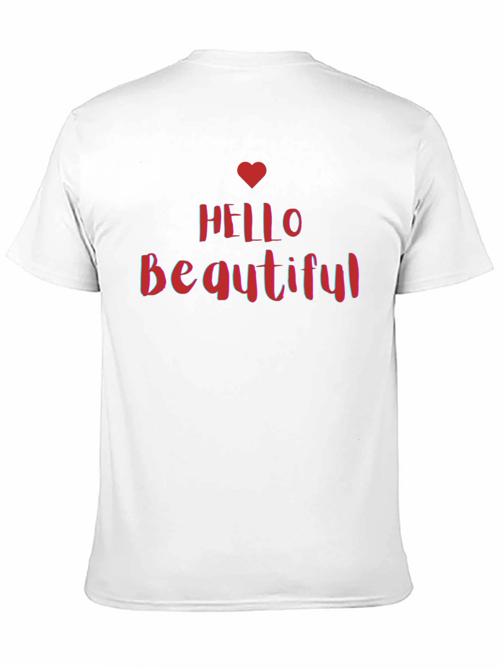 Hello Beautiful Graphic Tee - Stylish Black T-Shirt