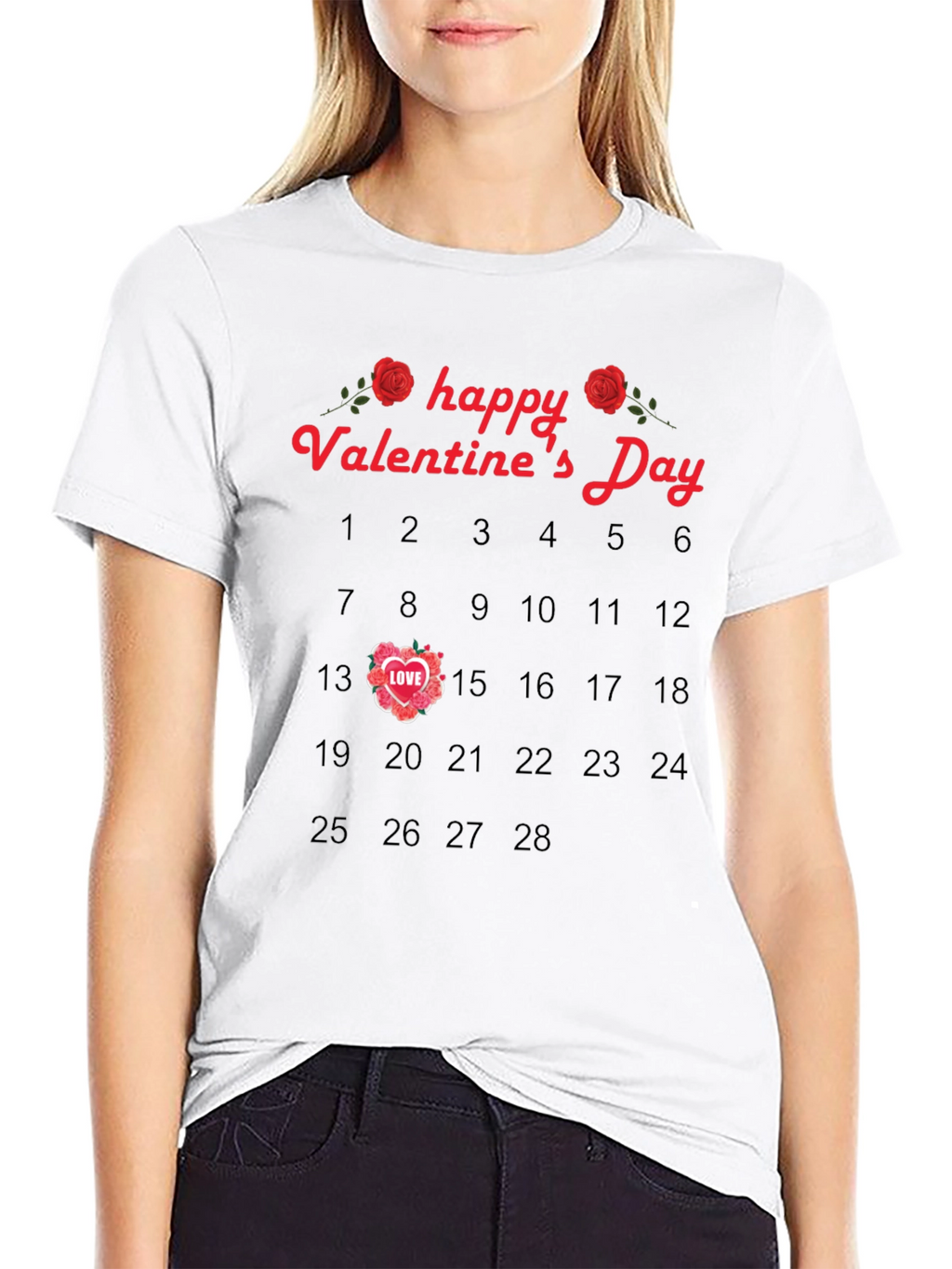 Valentines Day Calendar T-Shirt