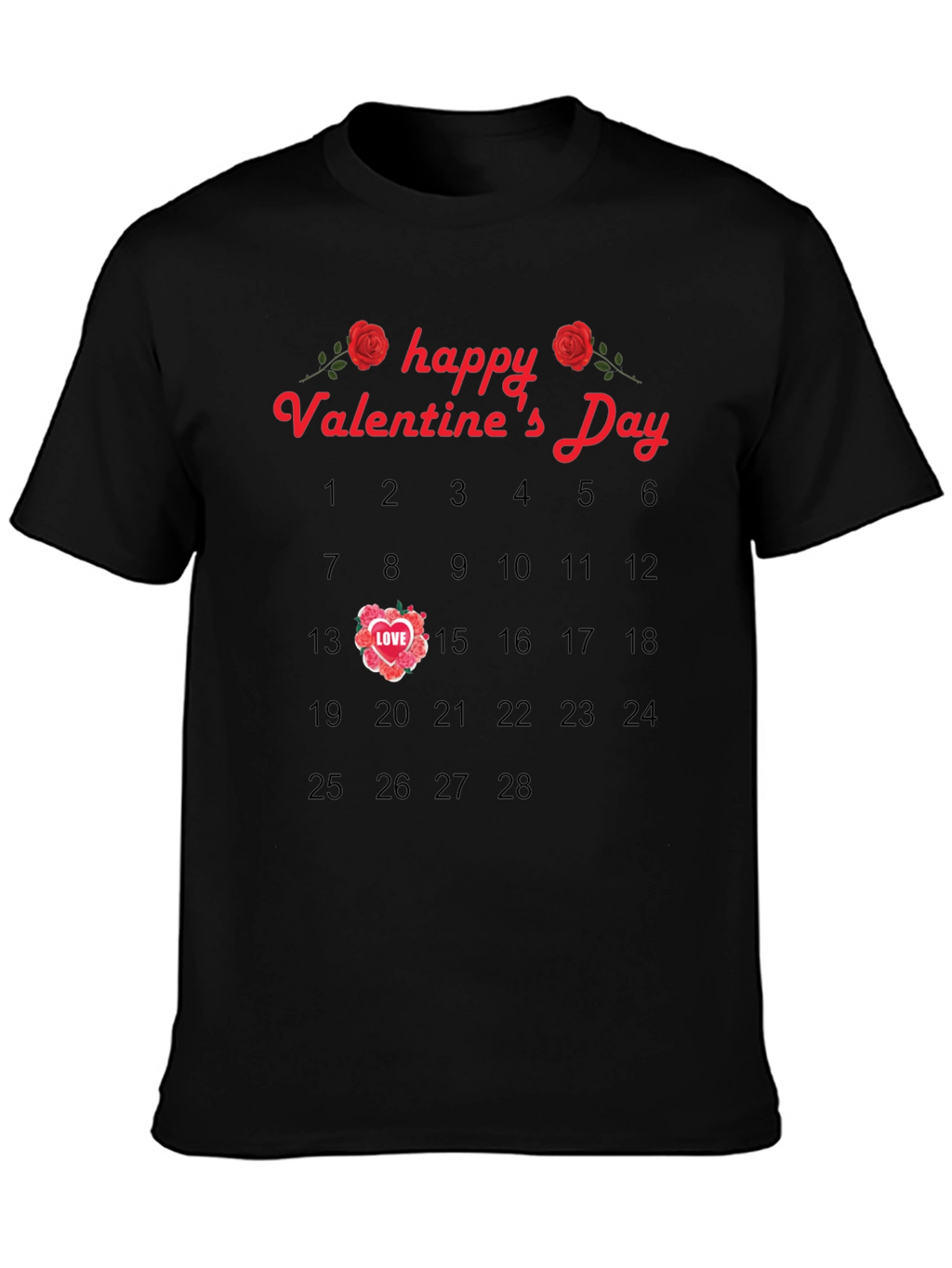 Valentines Day Calendar T-Shirt