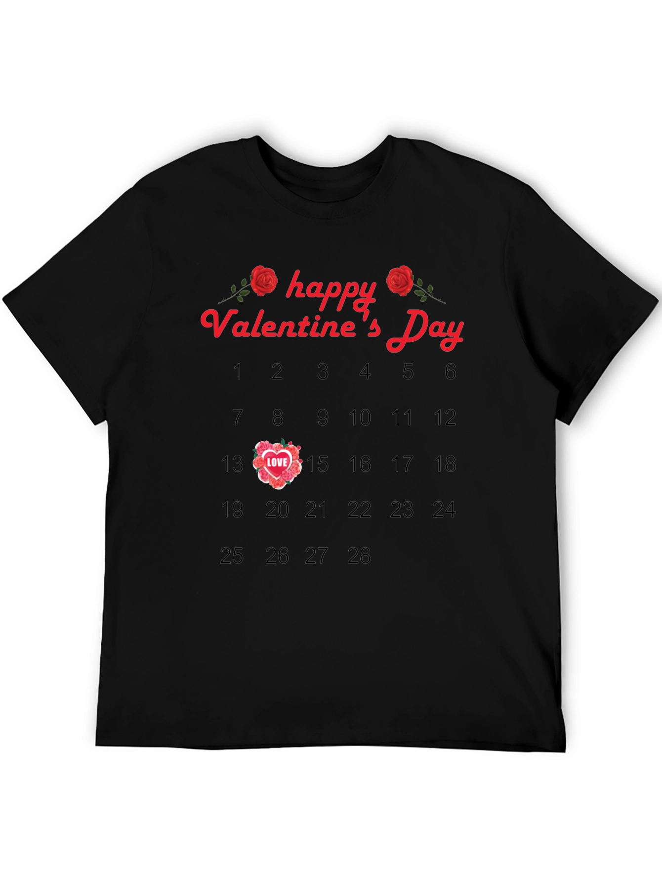 Valentines Day Calendar T-Shirt