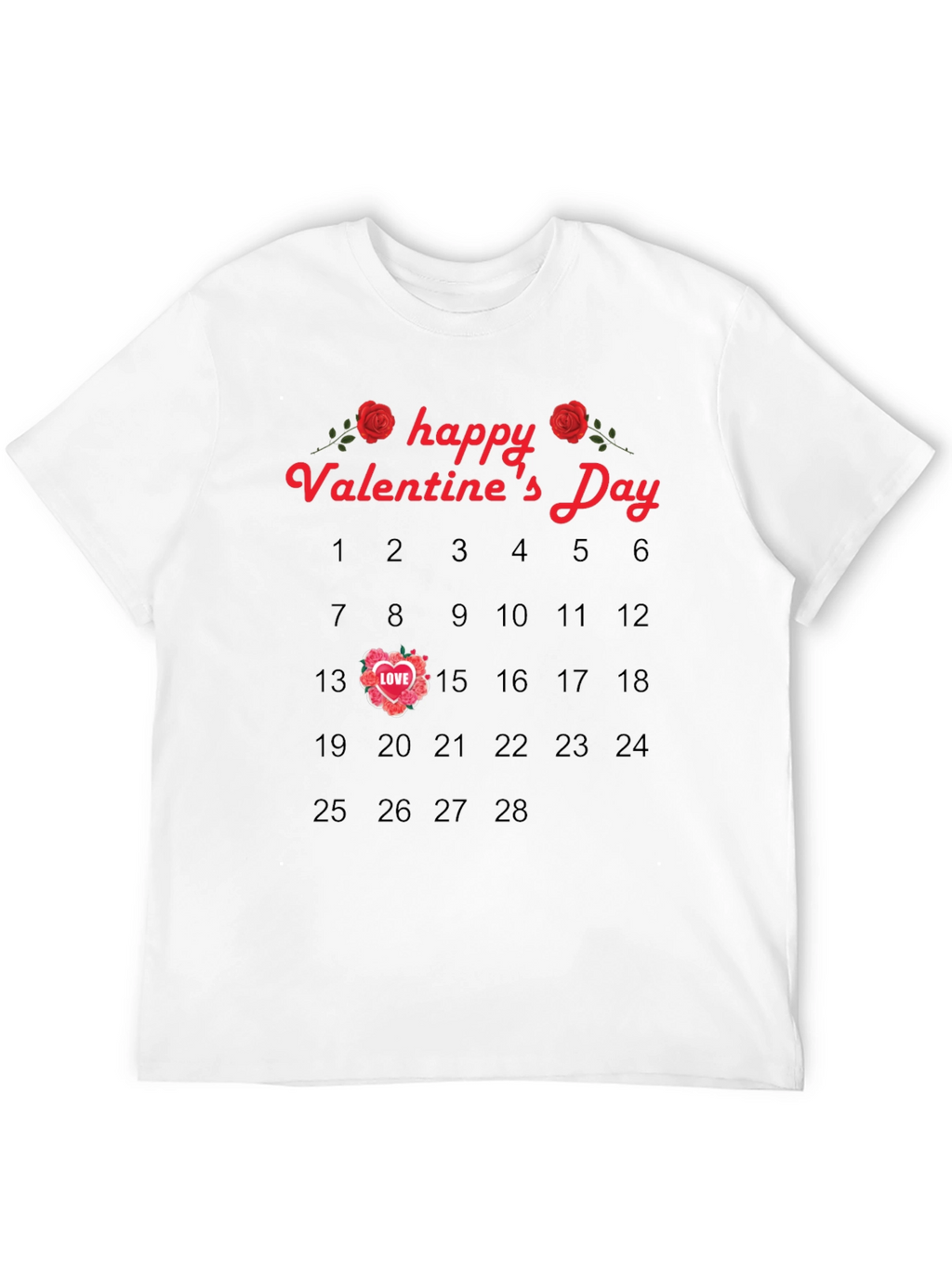 Valentines Day Calendar T-Shirt